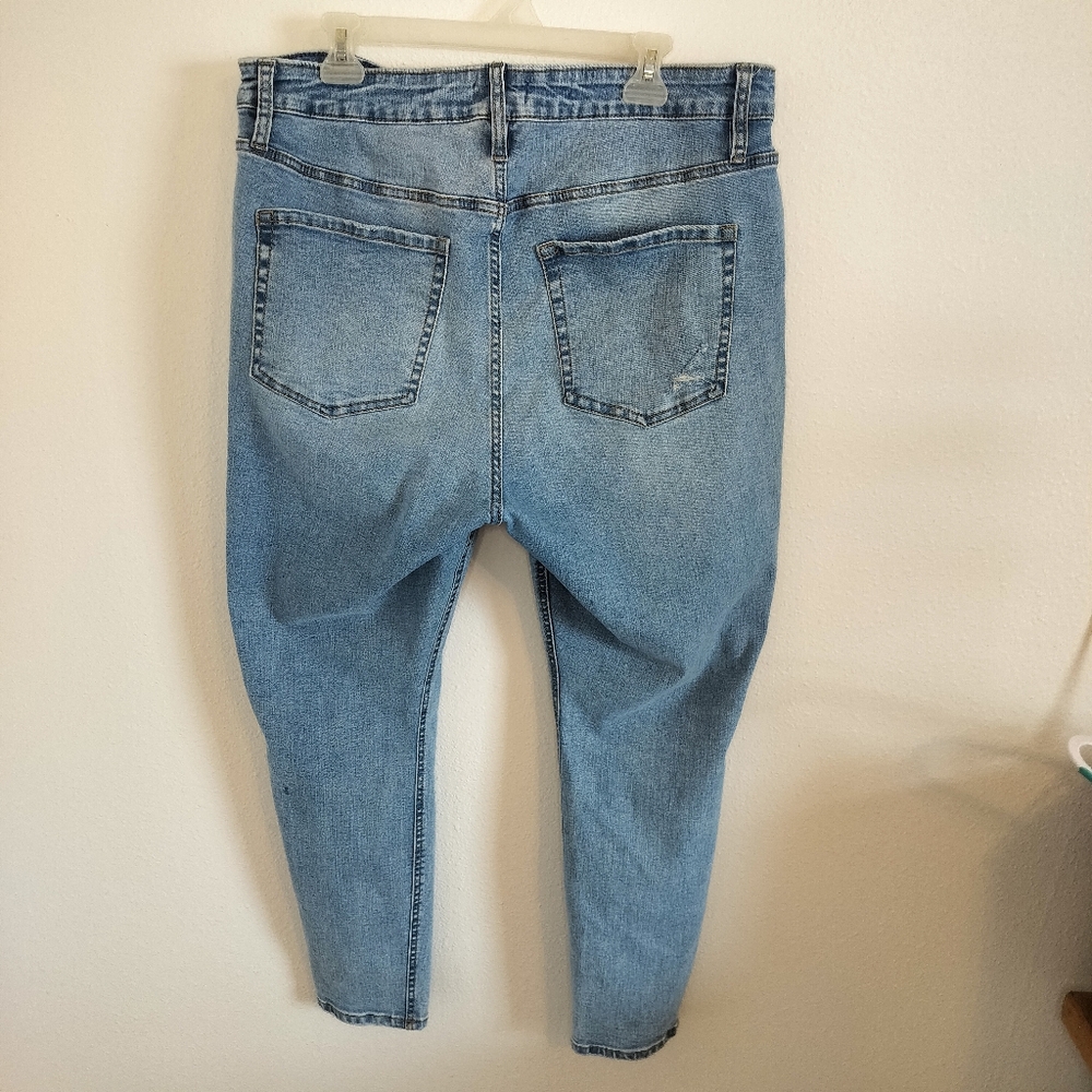 Ava & Viv Womens High Rise Skinny jeans Size 17 Blue Classic Denim Casual - Picture 2 of 8